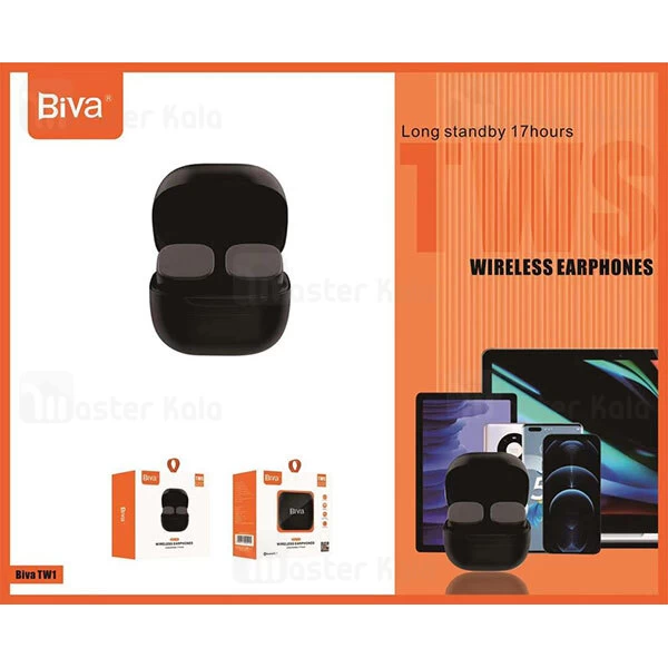 هندزفری بلوتوث دوگوش بیوا Biva TW1