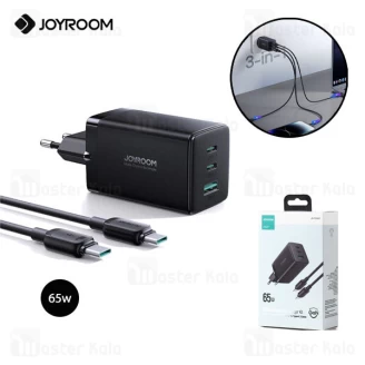 شارژر دیواری جویروم Joyroom JR-TCG01 Gan توان 65 وات همراه با کابل