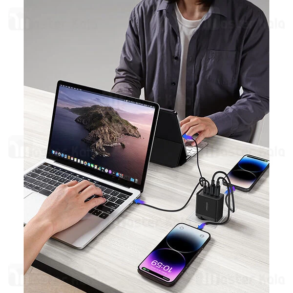 شارژر دیواری جویروم Joyroom JR-TCG02 Gan توان 67 وات همراه با کابل