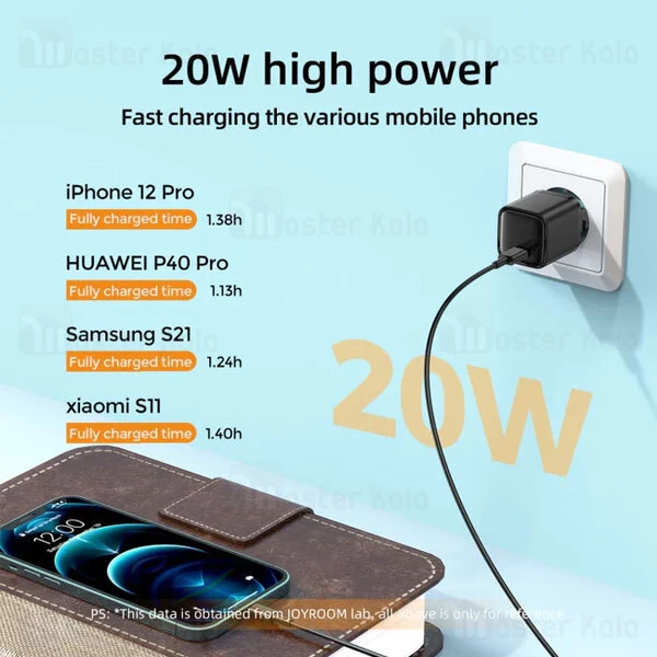 شارژر دیواری جویروم Joyroom L-P202 توان 20 وات