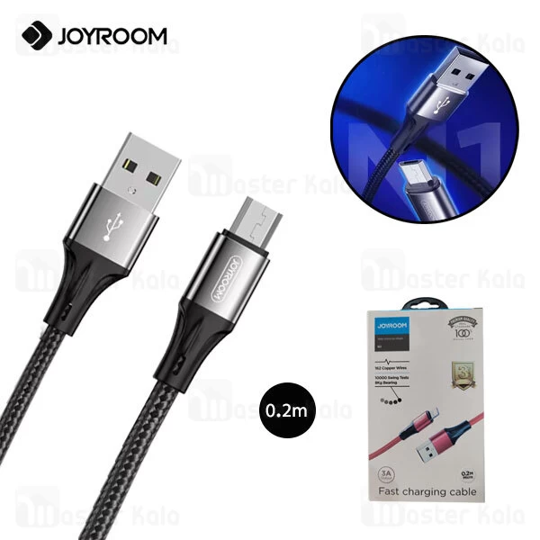 کابل میکرو یو اس بی Joyroom S-0230N1 fast Charging microUSB 3A 20cm