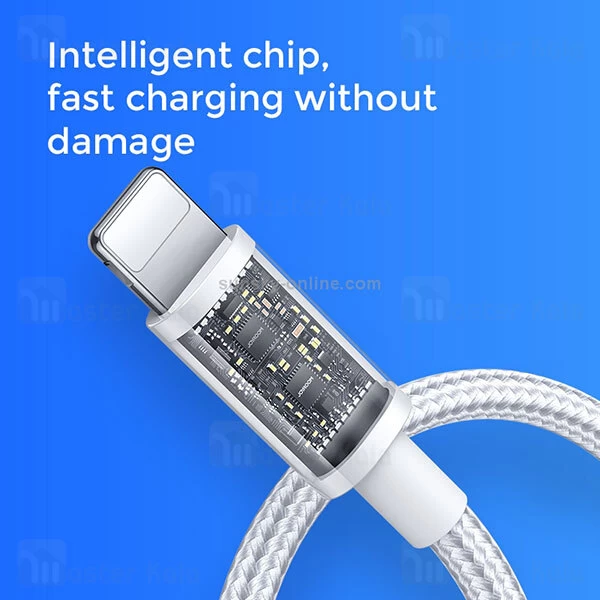 کابل لایتنینگ به Type C جویروم Joyroom S-1024M5 طول 1 متر شدت جریان 2.4 آمپر