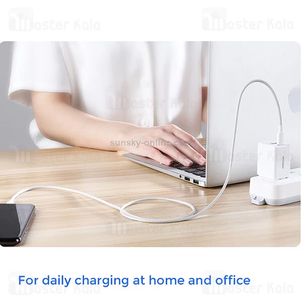 کابل لایتنینگ به Type C جویروم Joyroom S-2024M5 طول 2 متر شدت جریان 2.4 آمپر