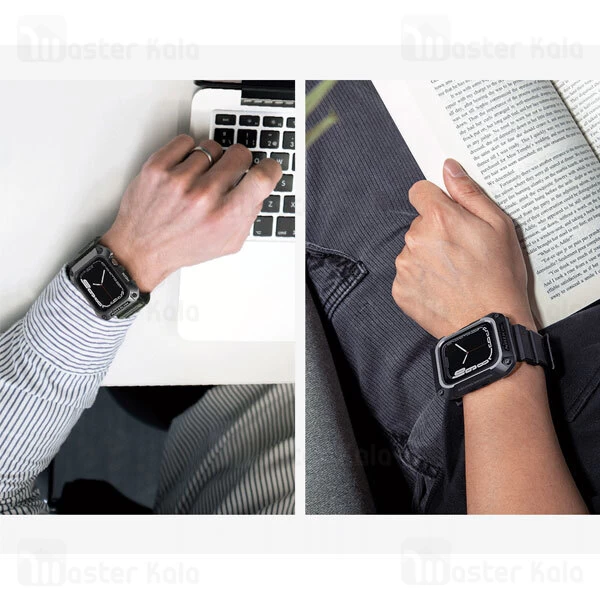 کیس محافظ و بند نیلکین اپل واچ سری Nillkin Apple Watch 44mm 4/5/6