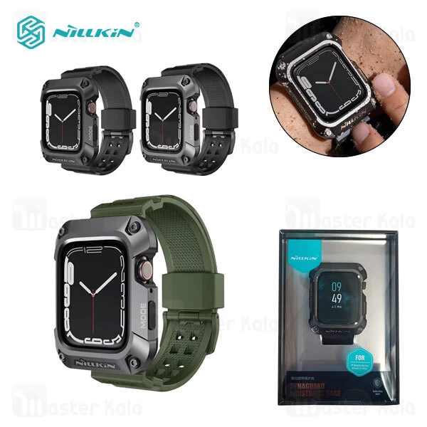 کیس محافظ و بند نیلکین اپل واچ سری Nillkin Apple Watch 44mm 4/5/6
