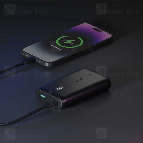 پاوربانک 10050 پاورولوژی Powerology Onyx PPBCHA18 توان 35 وات