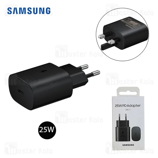 آداپتور شارژر فست شارژ اورجینال سامسونگ Samsung 25W PD Adapter توان 25 وات