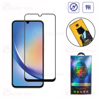 گلس تمام صفحه تمام چسب Samsung A34 Umbos Anti Static Glass