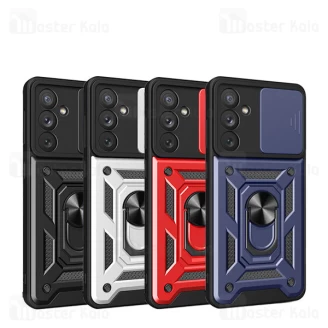 گارد محافظ ضد ضربه انگشتی Samsung Galaxy A24 4G SHUNIJA Case دارای محافظ دوربین