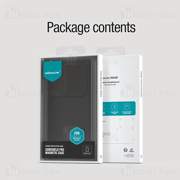 قاب محافظ مگنتی Samsung Galaxy S23 Ultra Nillkin CamShield Pro Magnetic Case دارای محافظ دوربین