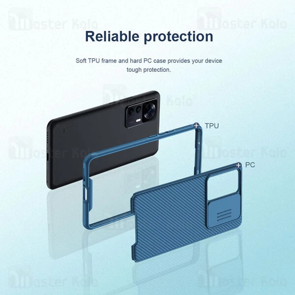 قاب محافظ Xiaomi 12T / Redmi K50 Ultra Nillkin CamShield Pro Case دارای محافظ دوربین