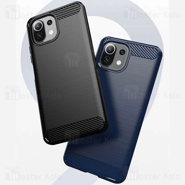 قاب طرح فیبر کربنی شیائومی Xiaomi Mi 11 Rugged Armor Fiber Carbon