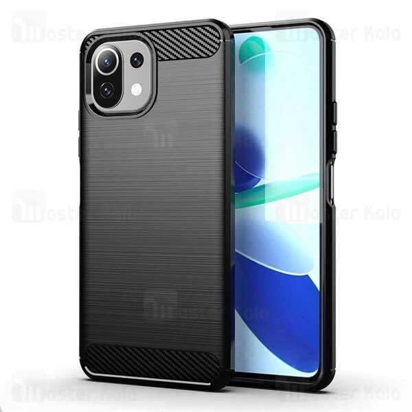 قاب طرح فیبر کربنی شیائومی Xiaomi Mi 11 Rugged Armor Fiber Carbon