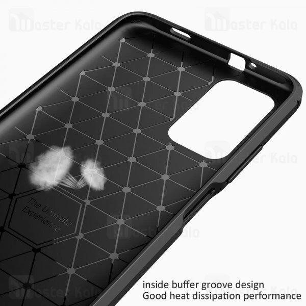 قاب محافظ ژله ای Xiaomi Note 9 4G / Redmi 9 Power / Redmi 9T Fiber Carbon Rugged Armor Case