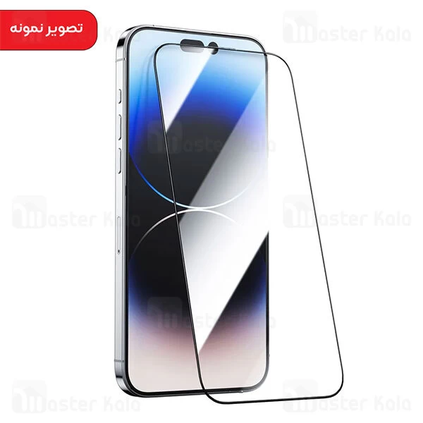 گلس تمام صفحه تمام چسب آیفون گرین لاین Apple iPhone 16 Pro Green Lion 9H Steve