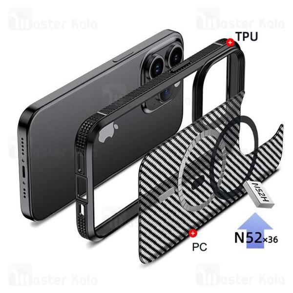 قاب محافظ مگنتی آی پکی آیفون Apple iPhone 14 Pro iPaky MGC