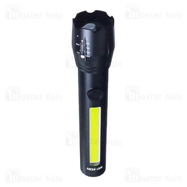 چراغ قوه دو کاره گرین لاین Green Lion 2 in 1 Adjustable Torch برد 30 متر