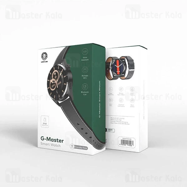 ساعت هوشمند گرین لاین Green Lion G-Master Leather