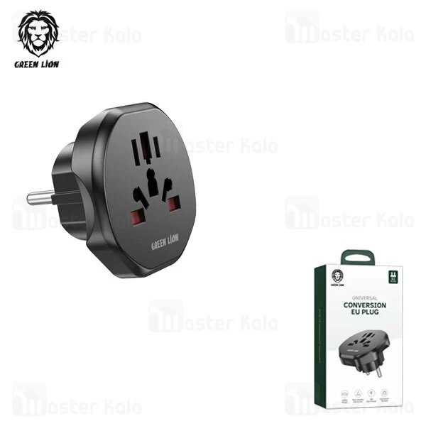 مبدل برق گرین لاین Green Lion Universal Conversion EU Plug