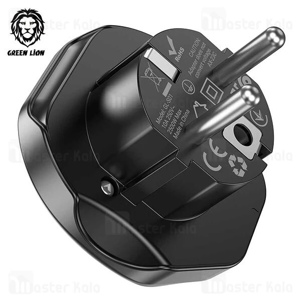 مبدل برق گرین لاین Green Lion Universal Conversion EU Plug