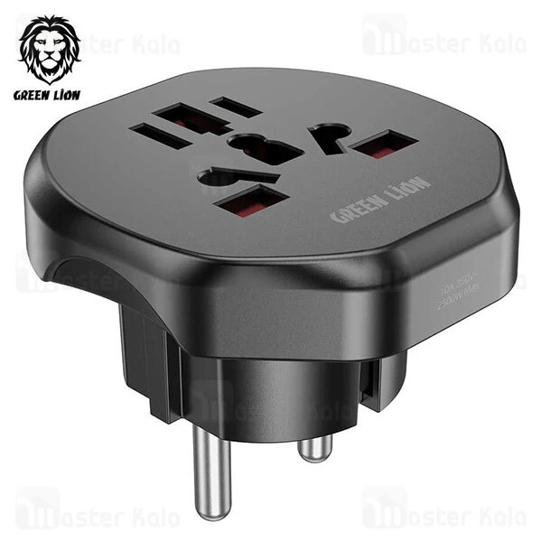 مبدل برق گرین لاین Green Lion Universal Conversion EU Plug