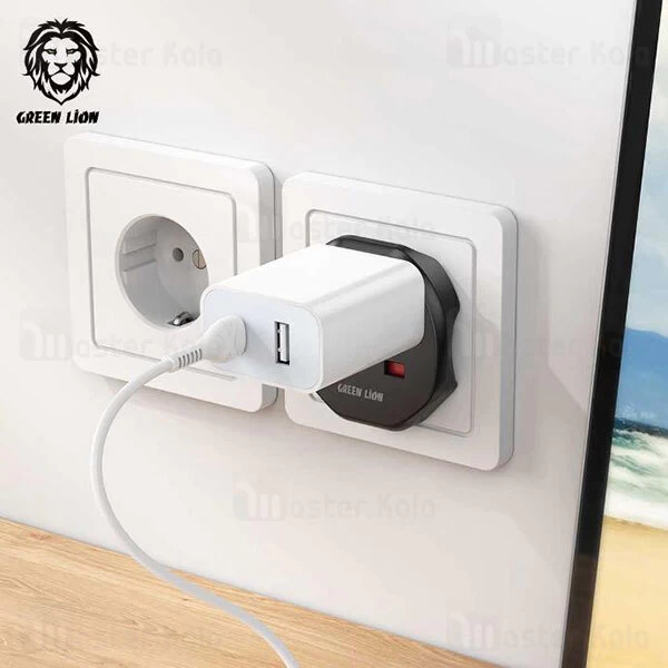 مبدل برق گرین لاین Green Lion Universal Conversion EU Plug