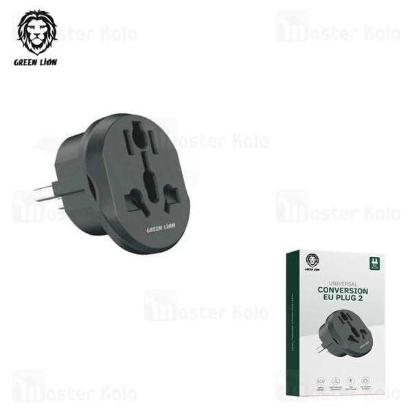 مبدل برق گرین لاین Green Lion Universal Conversion EU Plug 2