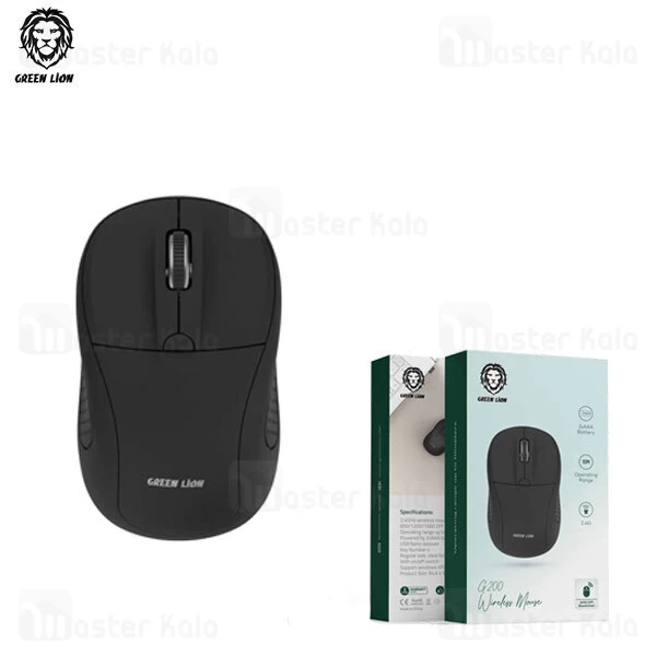 موس وایرلس گرین لاین Green Lion G200 Wireless Mouse GNM200BK