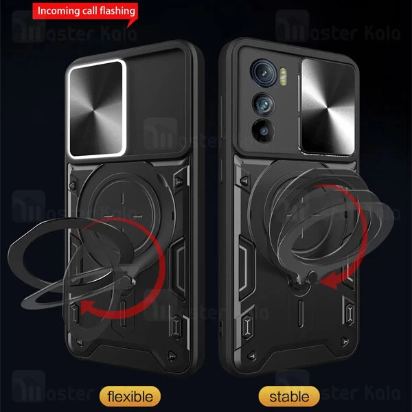 قاب ضد ضربه مگنتی Motorola Edge 30 Magnetic Support Case دارای محافظ دوربین