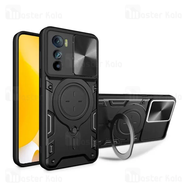 قاب ضد ضربه مگنتی Motorola Edge 30 Magnetic Support Case دارای محافظ دوربین