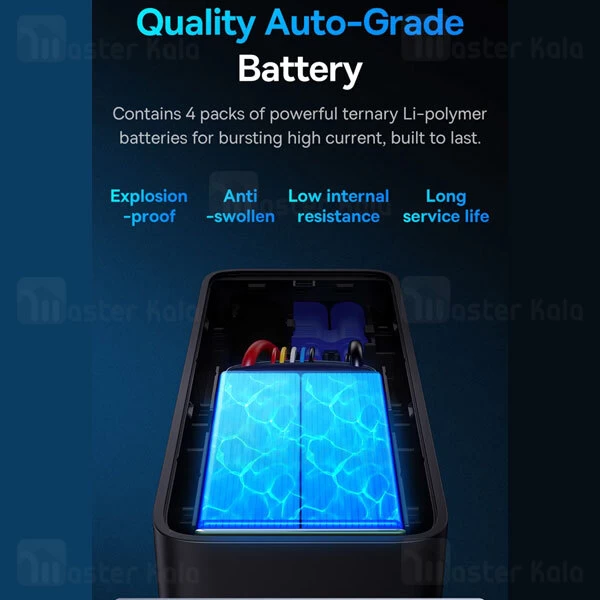 پاوربانک و جامپ استارتر خودرو 6000 میلی آمپر بیسوس Baseus CH006 Super Energy Alpha