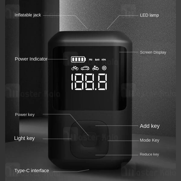 کمپرسور باد شارژی شیائومی Xiaomi Lydsto 1S