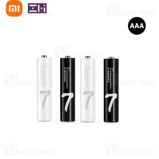 پک 4 عددی باتری نیم قلمی شارژی شیائومی Xiaomi ZMI ZI7 AAA Rechargeable Battery
