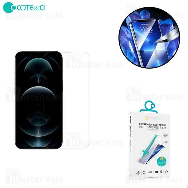 محافظ صفحه نمایش تمام صفحه تمام چسب کوتتسی Apple iPhone 13 / 13 Pro Coteetci HD 35001