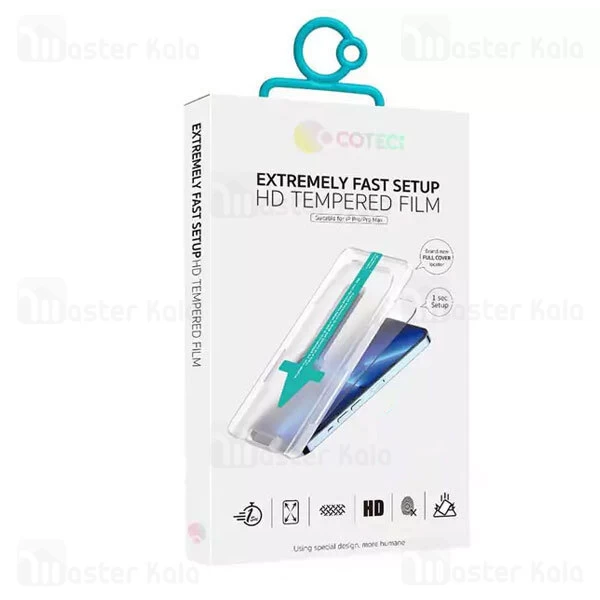 محافظ صفحه نمایش تمام صفحه تمام چسب کوتتسی Apple iPhone 13 / 13 Pro Coteetci HD 35001