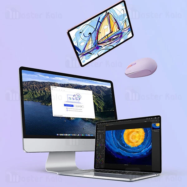 موس سه حالته وایرلس بیسوس Baseus F01B Tri-Mode