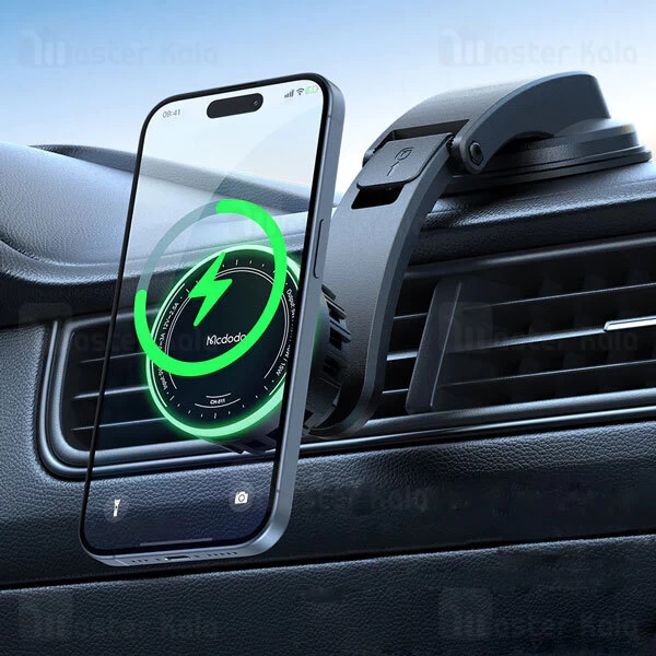 هولدر و شارژر وایرلس مگنتی مک دودو Mcdodo CH-511 توان 15 وات