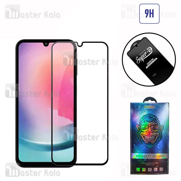 گلس تمام صفحه تمام چسب سامسونگ Samsung Galaxy A33 5G / A32 4G / A22 4G Super D Glass