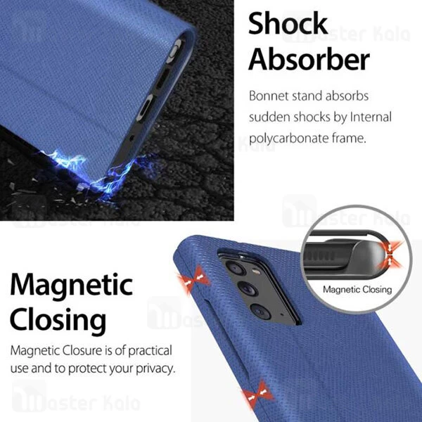 کیف استند دار آراری سامسونگ Samsung Galaxy Note 20 Ultra Araree Bonnet Stand