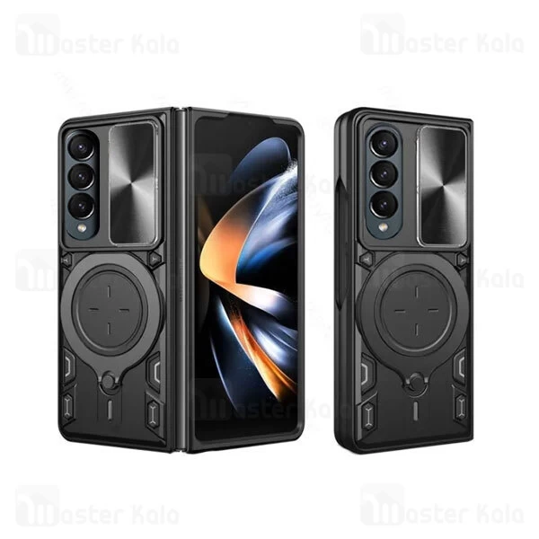 قاب ضد ضربه مگنتی Samsung Galaxy Z Fold 4 5G Magnetic Support Case دارای محافظ دوربین