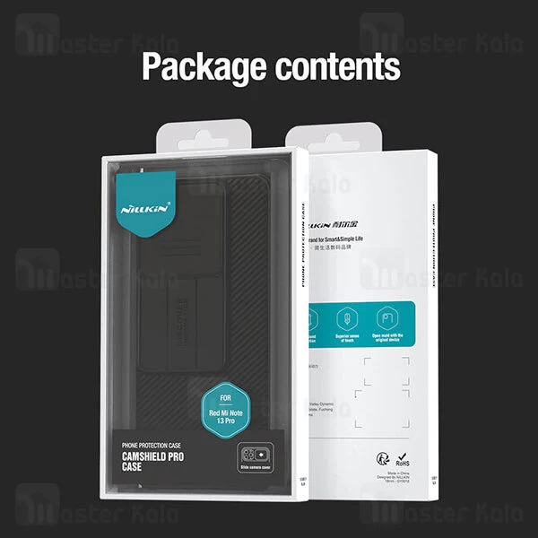 قاب محافظ Xiaomi Redmi Note 13 Pro Nillkin CamShield Pro Case دارای محافظ دوربین