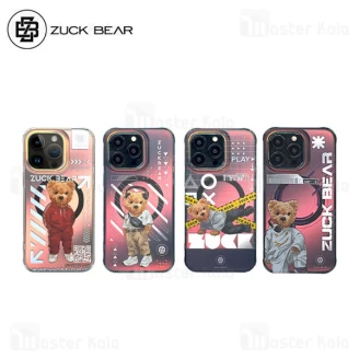 قاب فانتزی مگ سیف زاک بیر آیفون Apple iPhone 15 Pro Zuck Bear New York Never Sleeps