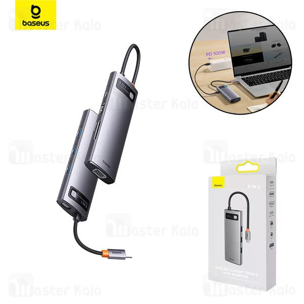 هاب 8 پورت تایپ سی بیسوس Baseus WKWG050013