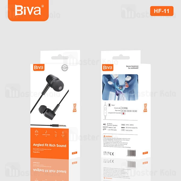 هندزفری سیمی بیوا Biva HF-11