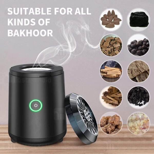 دستگاه بخور عود گرین لاین Green Lion Mini Bakhour 2 GNMINIBKUR2BK