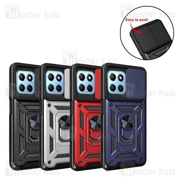 گارد محافظ ضد ضربه انگشتی Honor X8 5G SHUNIJA Case دارای محافظ دوربین