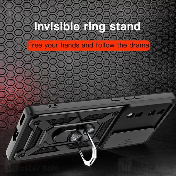 گارد محافظ ضد ضربه انگشتی Huawei Honor 70 SHUNIJA Case دارای محافظ دوربین