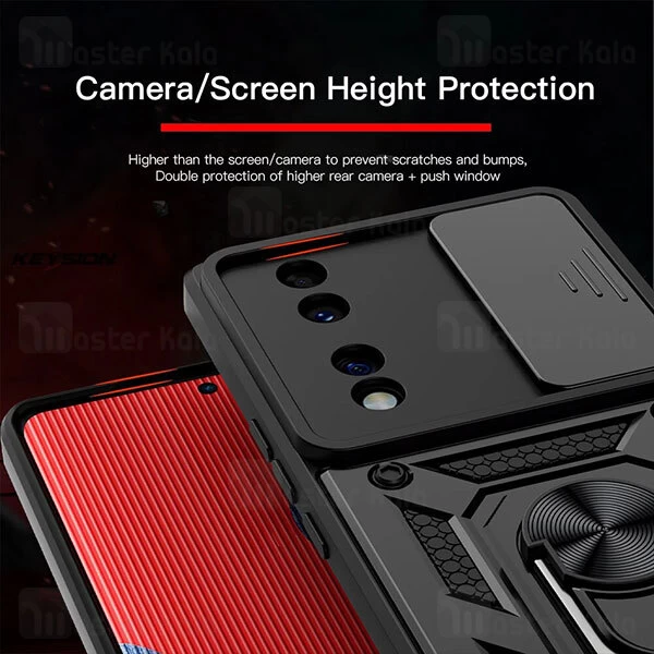 گارد محافظ ضد ضربه انگشتی Huawei Honor 70 SHUNIJA Case دارای محافظ دوربین