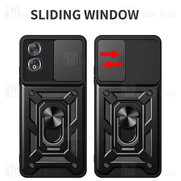 گارد محافظ ضد ضربه انگشتی Huawei Honor 90 SHUNIJA Case دارای محافظ دوربین