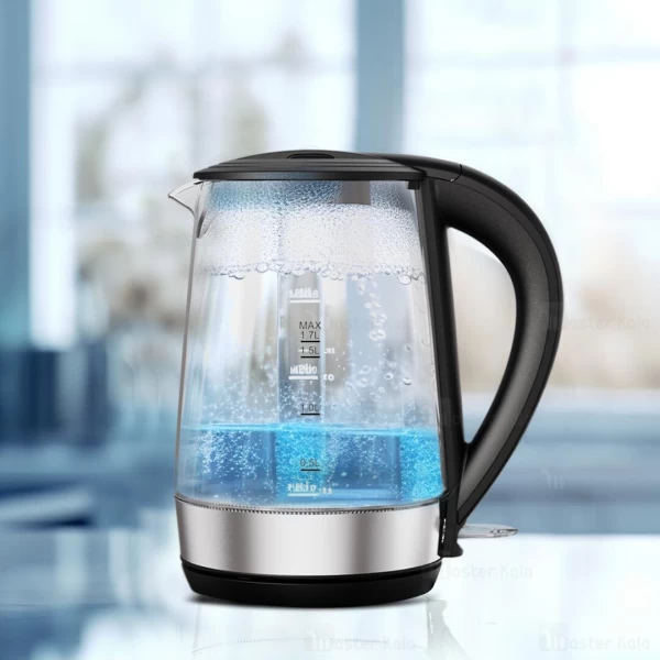 کتری برقی لپرسو LePresso 360 Quick Boil Glass Kettle LPRGKTBK ظرفیت 1.7 لیتر